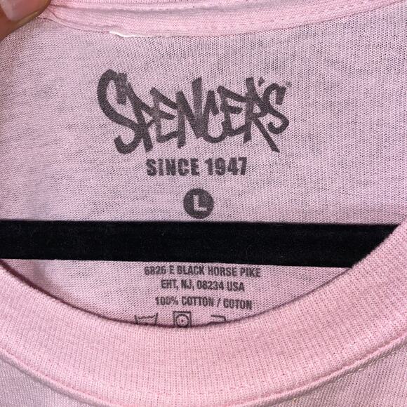 Spencer's Pink Pride LGBTQIA+ Graphic Short Sleeve T-Shirt Unisex Size Large - Picture 2 of 3